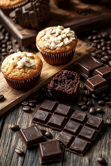 Kávové muffiny